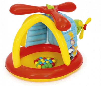 Bestway® Fisher Price® Spielcenter Baellebad  Hubschrauber  155 x 102 x 91 cm  Amazon.de  Spielzeug