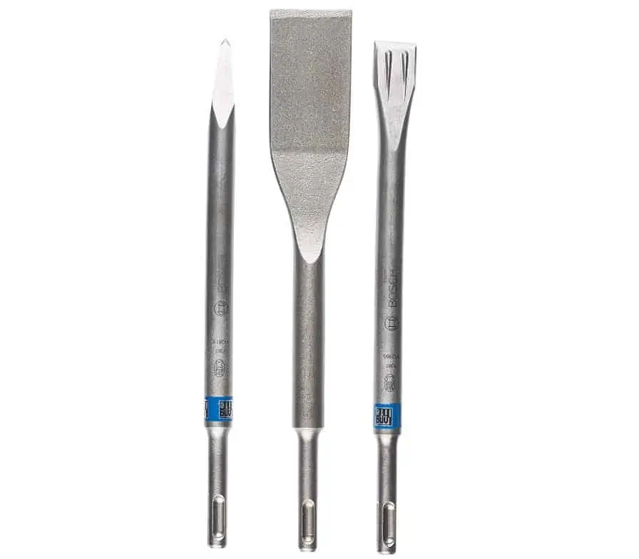 Bosch Professional Meißel-Set Long Life SDS-plus (3-tlg.) für 19,78 € [Prime] statt 25,21 €