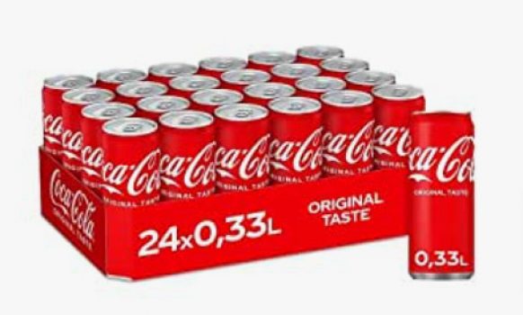 Coca Cola Classic Pure Erfrischung mit unverwechselbarem Coke Geschmack in stylischem Kultdesign EINWEG Dose 24 x 330 ml Amazon de Lebensmittel Getraenke