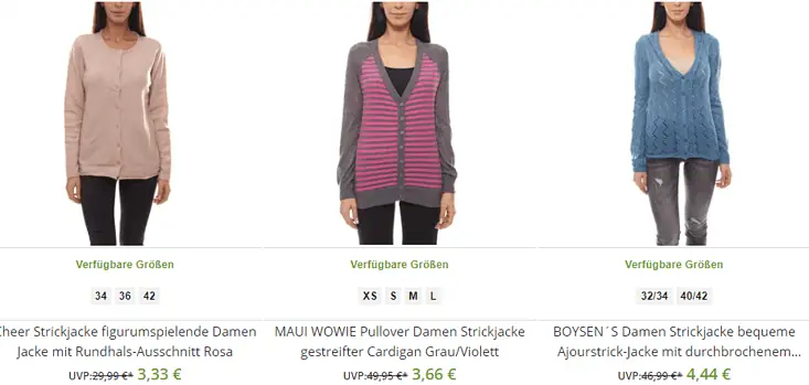 Damen Strickjacken Damen Cardigans Sale Shop Outlet46