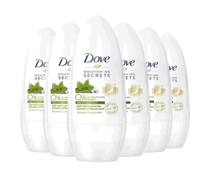 Dove Deoroller 6Er Pack Matcha Grüntee Und Kirschblütenduft Ohne Aluminium Roll On 6 X 50 Ml Am