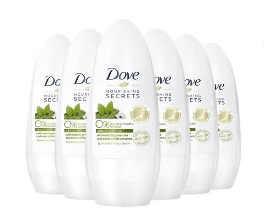 Dove Deoroller 6er Pack Matcha Grüntee- und Kirschblütenduft ohne Aluminium ab 5,88 € inkl. Prime-Versand (statt 8,70 €)