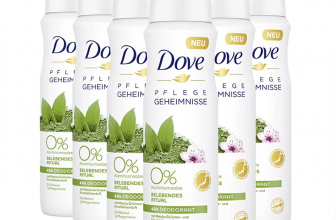 Dove Pflegegeheimnisse Deodorant Spray Belebendes Ritual Deo ohne Aluminium mit Matcha Grüntee und