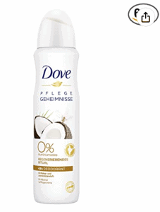 Dove Pflegegeheimnisse Deospray Damen Regenerierendes Ritual Deo Ohne Aluminium Mit Kokos Und Jasmi