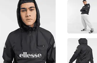 Ellesse – ION – Schwarze Jacke zum Überziehen mit reflektierendem Logo Google Shopping