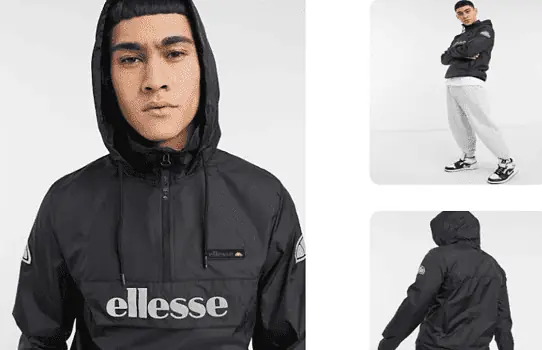 Ellesse – ION – Schwarze Jacke zum Überziehen mit reflektierendem Logo Google Shopping