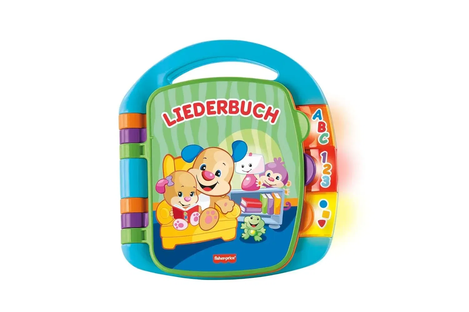 Fisher-Price CDH40 – Lernspaß Liederbuch (deutschsprachig) für 13,99 € inkl. Prime-Versand (statt 21,89 €)