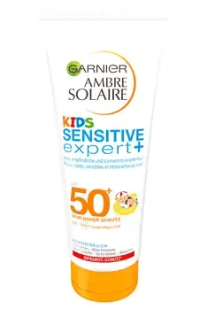 Garnier Ambre Solaire Sonnencreme Kinder Sensitive Expert   Sonnenschutz fuer Kinder wasserfest LSF