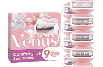 Gillette Venus Comfortglide Spa Breeze Rasierklingen Damen 9 Ersatzklingen für Damenrasierer mit 3