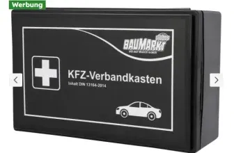 KFZ-Verbandkasten (DIN 13164) für 4,99 € [Reservierung & Abholung im Markt] statt 10,00 €