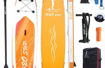 H2OSUP Stand Up Paddling Board 15 cm Dick Aufblasbares SUP Board Haltbares Paddle Board Zubehör