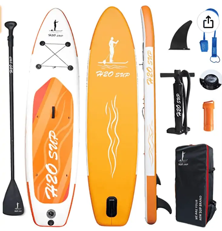 H2OSUP Stand Up Paddling Board -15 cm Dick Aufblasbares SUP Board für 172,99 € inkl. Prime-Versand (statt 229,98 €)