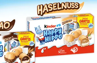 Happy Hippo Kakao und Haselnuss - Gratis testen mit 100% Cashback