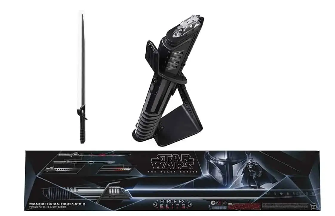 Hasbro Star Wars The Mandalorian Darksaber Black Series Force FX Elite Lichtschwert, mit Licht und Sound für 188,15 € inkl. Versand statt 299,95 €