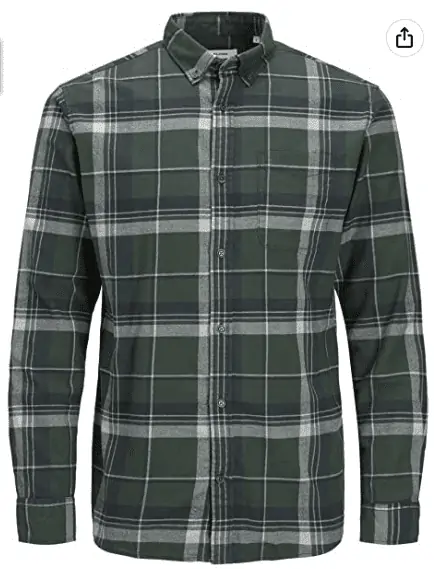 JACK & JONES Male Hemd Karomuster Twill für 11,69 € inkl. Prime-Versand (statt 22,99 €)
