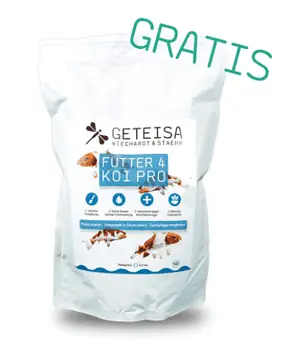 Kostenlose Futterprobe GETEISA® FUTTER 4 KOI PRO Geteisa