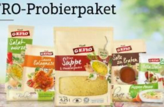 Kostenloses Probierpaket  Gratis Lebensmittel Paket   GEFRO