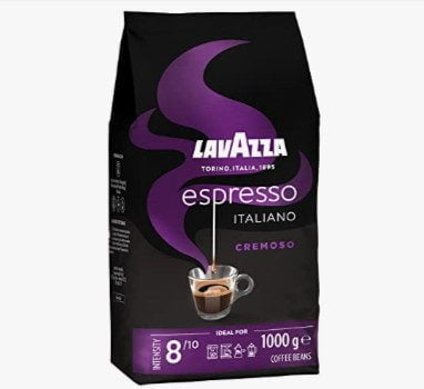 Lavazza Kaffeebohnen Espresso Italiano Cremoso 1er Pack 1 x 1 kg Amazon de Lebensmittel Getraenke