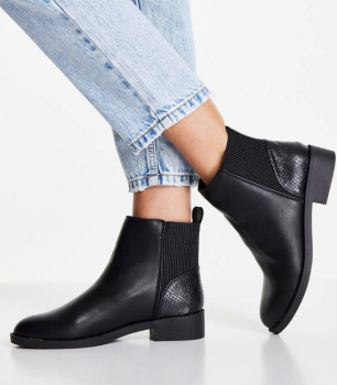 London Rebel – Chelsea Stiefel in schwarz ASOS Outlet Google Shopping