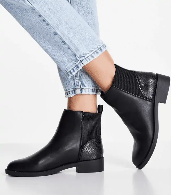 London Rebel – Chelsea-Stiefel in Schwarz (Gr. 36 – 41) für 19,90 € inkl. Versand
