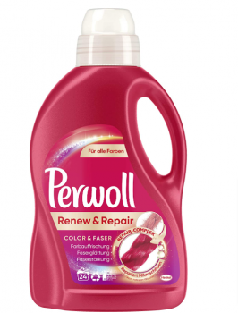 Perwoll Renew und Repair Color Faser 24 Waschladungen Waschmittel fuer alle Farben Feinwaschmit