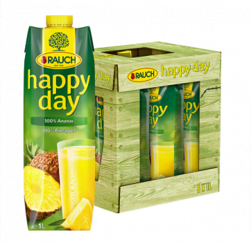 Rauch Happy Day Ananas 6er Pack 6 x 1 l   Amazon.de  Lebensmittel Getränke 1