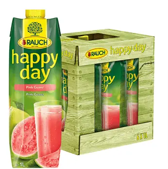 Rauch Happy Day Pink Guave 6er Pack 6 x 1 l   Amazon.de  Lebensmittel Getränke