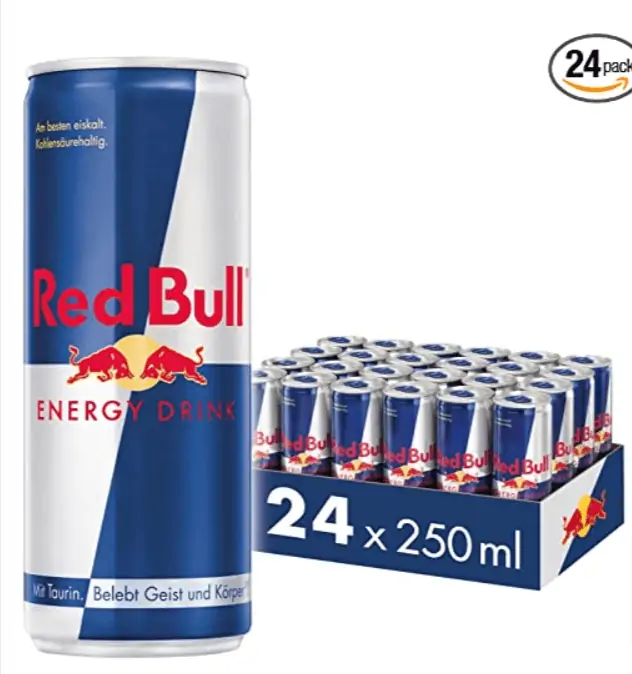 Red Bull Energy Drink Dosen 24er Pack (24x250ml) ab 21,38 € inkl. Prime-Versand zzgl. Pfand