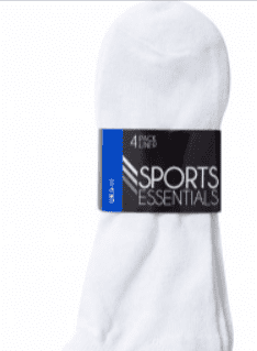 Sports Essentials Liner Socken 20 Paar Weiss Sportspar