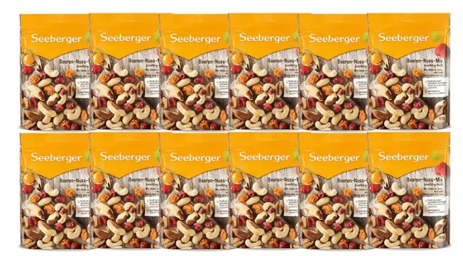Seeberger Beeren-Nuss-Mix 12er Pack (10 x 150 g) ab 29,69 € inkl. Prime-Versand
