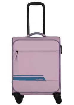 Travelite 80s Collection 4 Rollen Kabinentrolley 55 cm flieder   Koffer.com