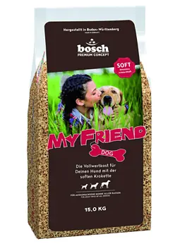 bosch My Friend Soft   Hundefutter für ausgewachsene Hunde aller Rassen   Vollwertkost mit softer Kr