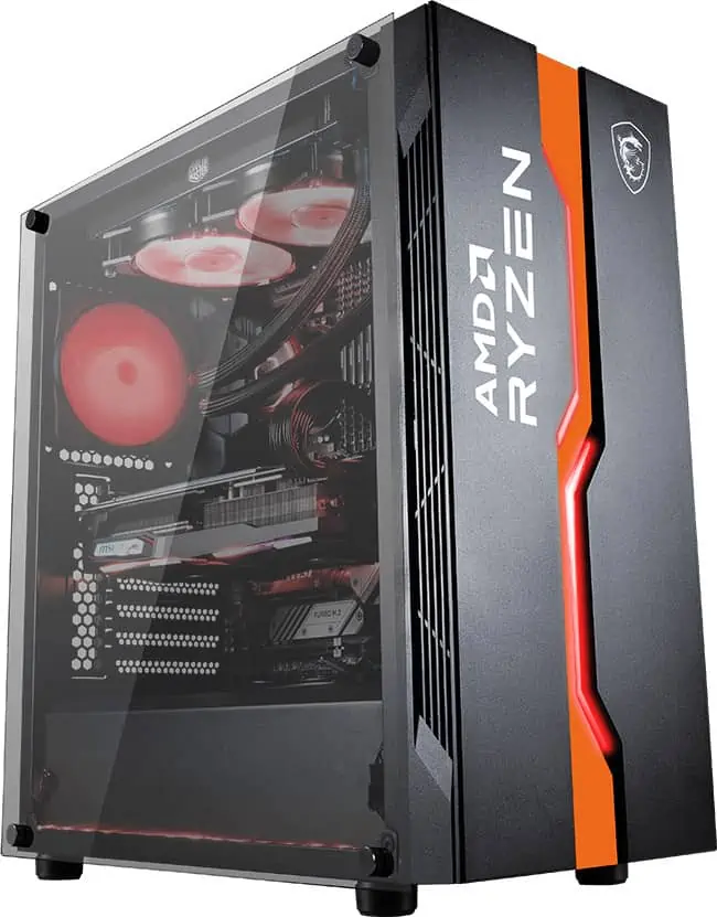MSI MAG VAMPIRIC 011C AMD Edition PC Gehäuse (tempered glass) für 53,39 € inkl. Versand statt 86,75 €