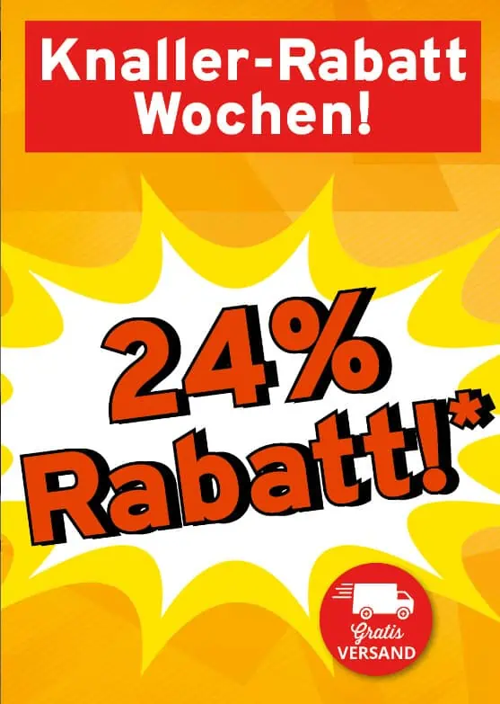 Vorteilshop Glückswochen: 24 % Rabatt auf alles (25 € MBW)