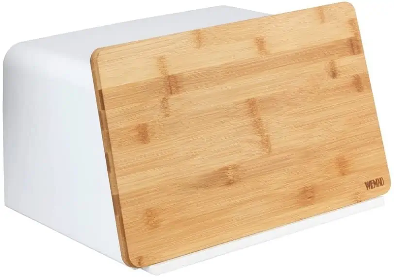 WENKO Kubo Brotkasten mit Bambusbrett (35 x 20,5 x 26,5 cm) für 29,95 € inkl. Versand statt 39,45 €