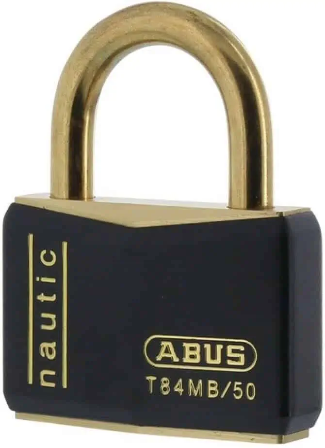 ABUS T84MB/50 nautisches Messing-Vorhängeschloss mit 2 Schlüsseln für 9,49 € [Prime] statt 14,99 €