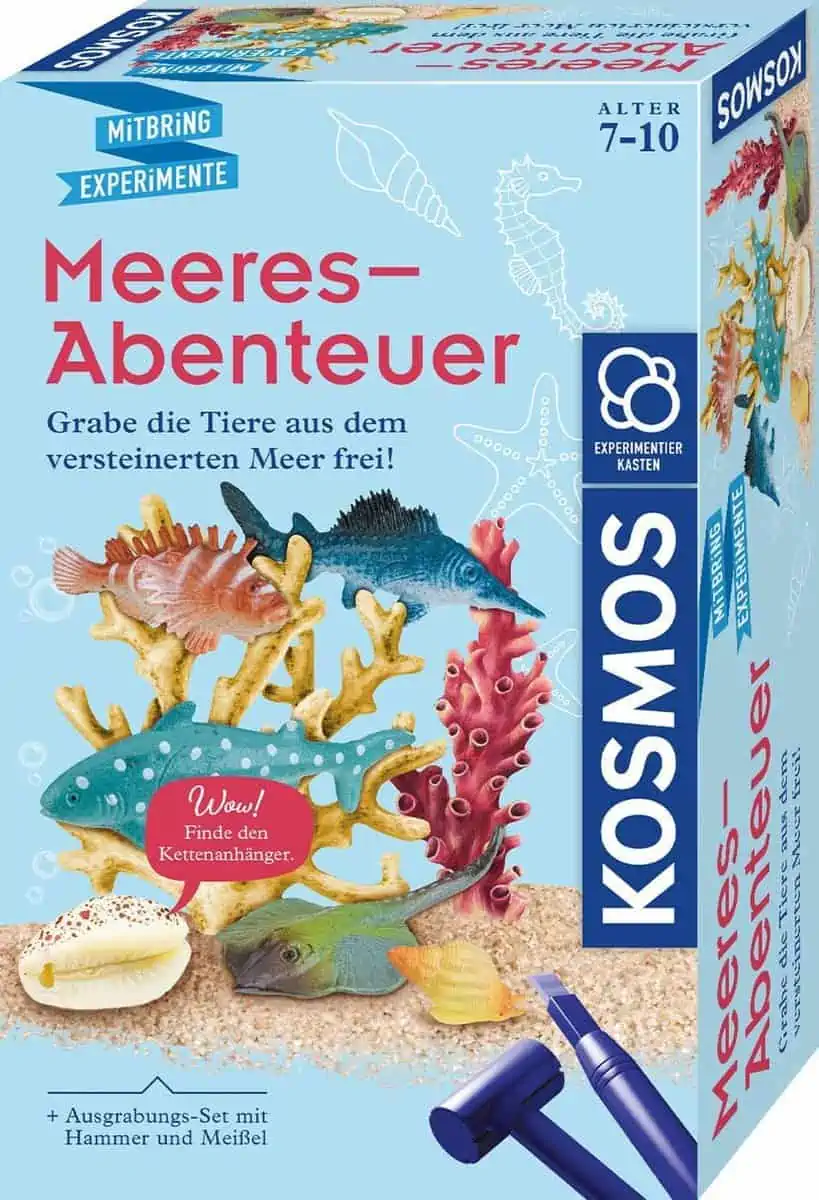 KOSMOS 658038 Meeres-Abenteuer, Grabe die Tiere aus dem versteinerten Meer frei für 6,39 € [Prime] statt 9,69 €