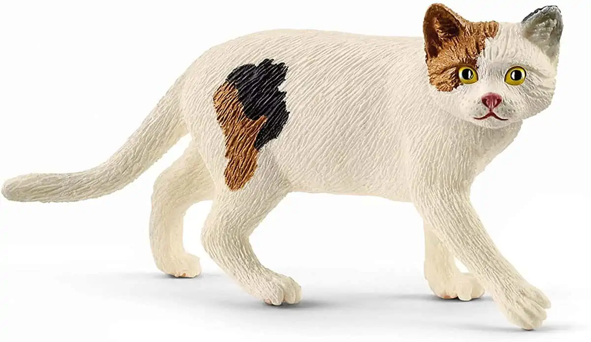 SCHLEICH 13894 Amerikanische Kurzhaarkatze Farm World für 3,59 € inkl. Prime-Versand