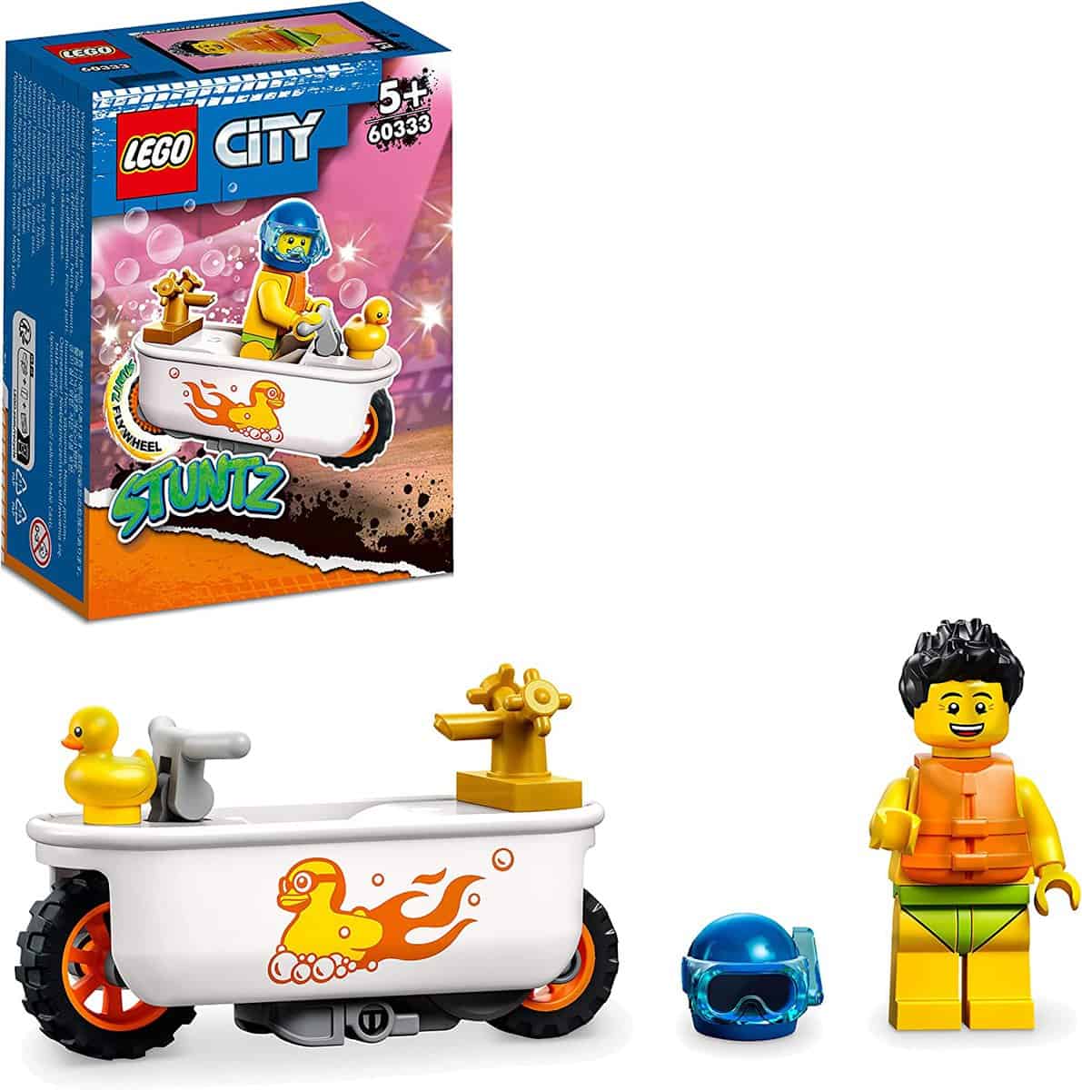 Lego City (60333) Stuntz Badewannen-Stuntbike