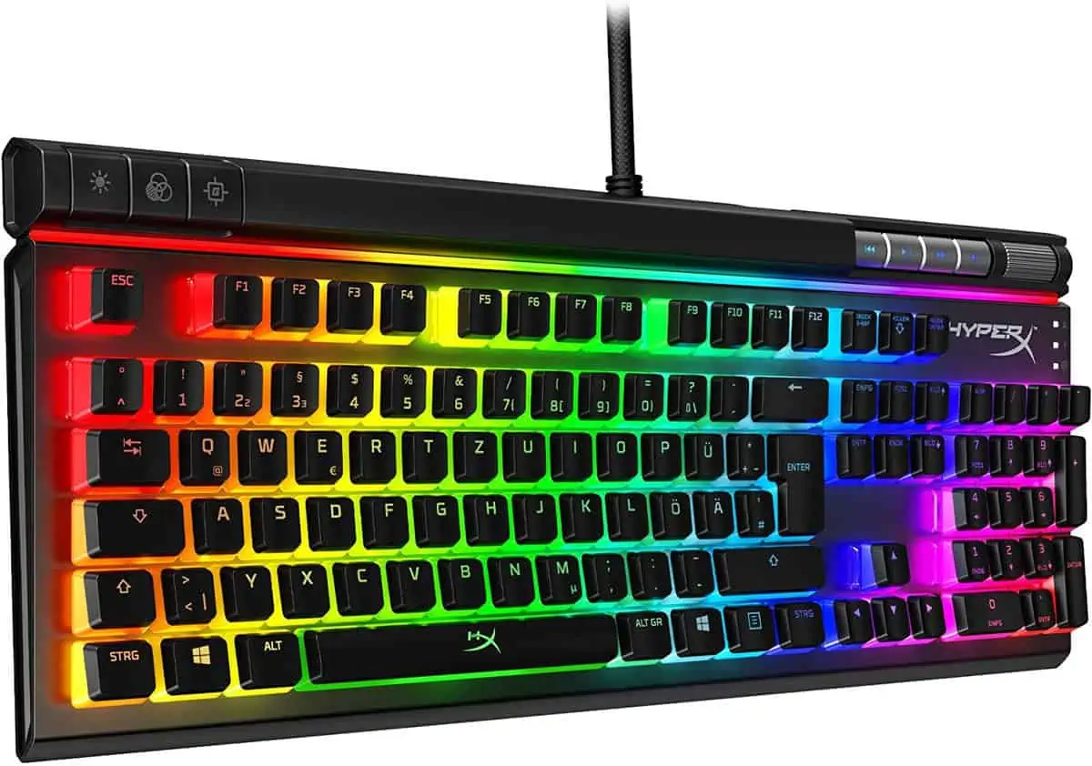 HyperX Alloy Elite 2 Tastatur Plus – Mechanische Gaming-Tastatur für 73,00 € inkl. Versand statt 139,99 €
