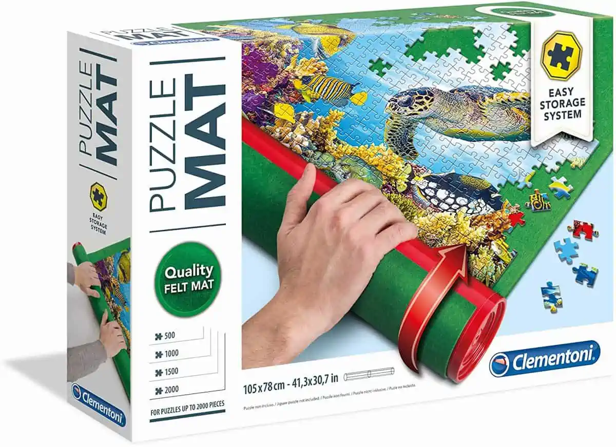 Clementoni 30229 Puzzlerolle – praktische Unterlage für Puzzles bis 2000 Teile für 10,39 € inkl. Prime-Versand