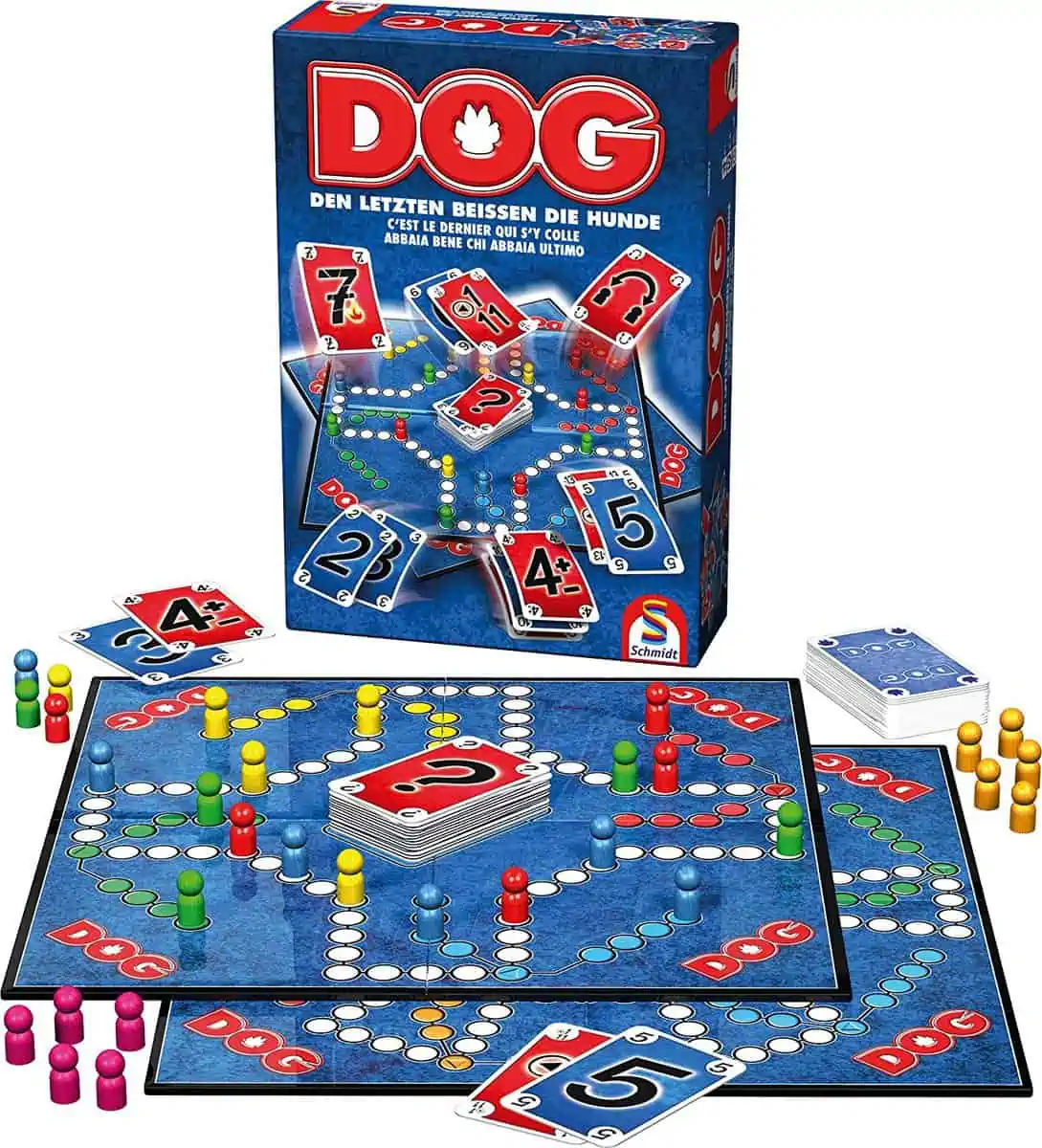 Schmidt Spiele 49201 Dog – Den letzten beissen die Hunde, Familienspiel für 11,84 € [Prime] statt 14,84 €
