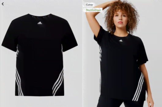 Adidas Icons 3 Stripes Damen Funktionsshirt e1654087643488