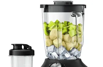 Amazon.de  Philips Standmixer und Smoothie Maker – 600W 2 Liter Becher Rezepte App 2 Geschwindigk