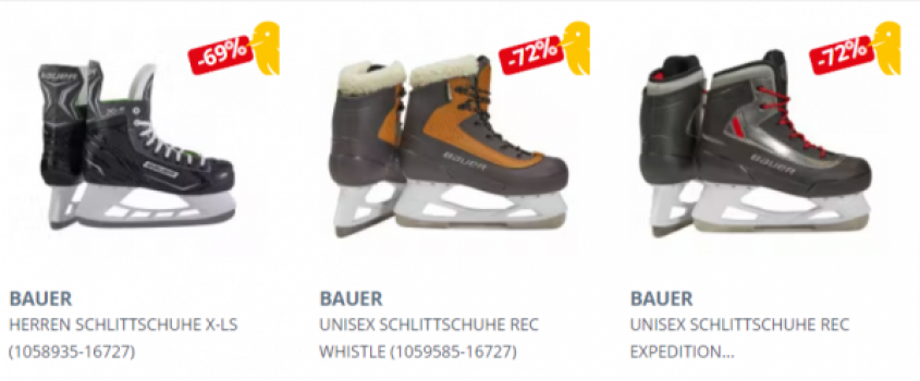 Bauer Schlittschuhe e1654075336270