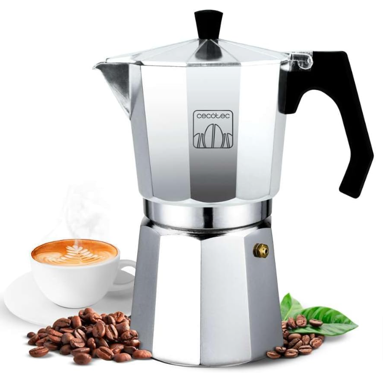 Cecotec-Italienische-Kaffeemaschine-Mokclassic-300-Shiny-Aluminium-Kaffeemaschine