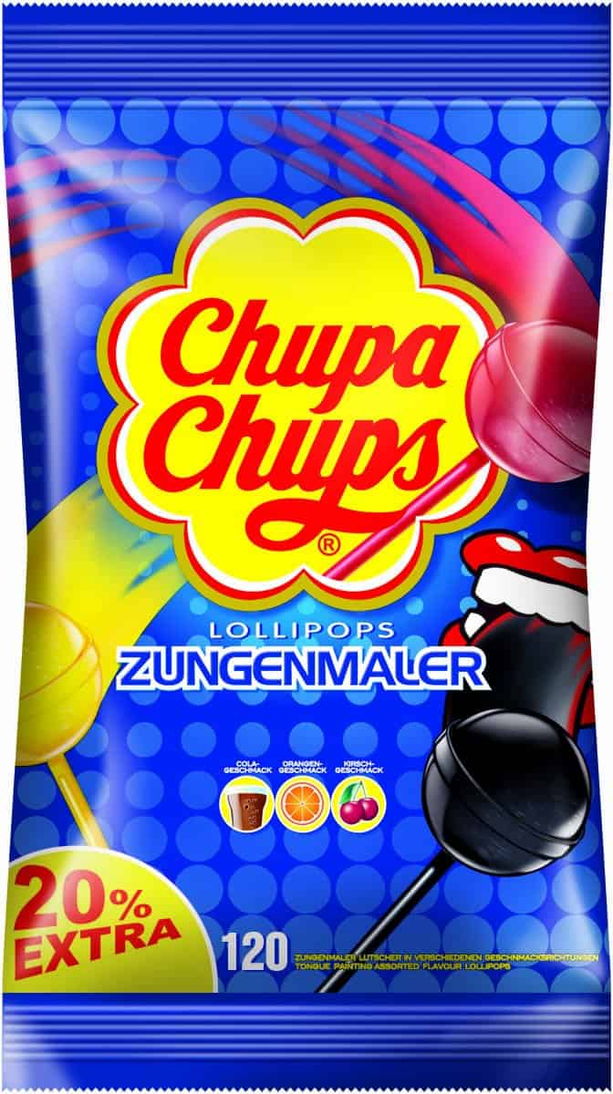 Chupa Chups Zungenmaler Lutscher Nachfüllbeutel 120 Stück