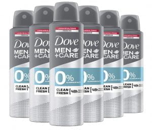 Dove Mencare Deospray 6Er Pack Für 24 Stunden Schutz Clean Fresh 0 Aluminiumsalze Keine Weissen Rüc