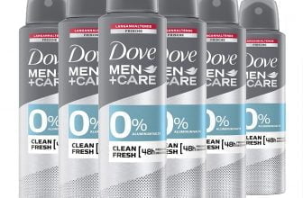 Dove MenCare Deospray 6er Pack für 24 Stunden Schutz Clean Fresh 0 Aluminiumsalze Keine weissen Rüc