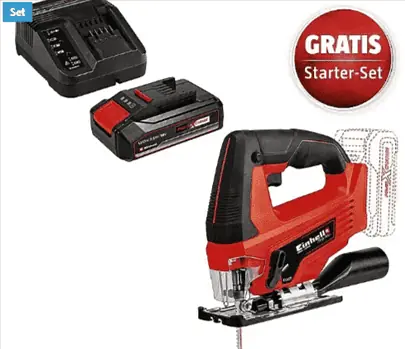 Einhell Power X Change Maschinenpaket Akku Stichsaege TC JS 18 Li Solo PCX Starter Kit BAUHAUS